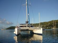 Fountaine Pajot Athena 38 : Au mouillage du Marin